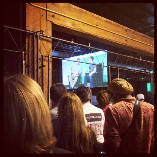 Nobody at the pavilions. The hall is packed. Mark is…