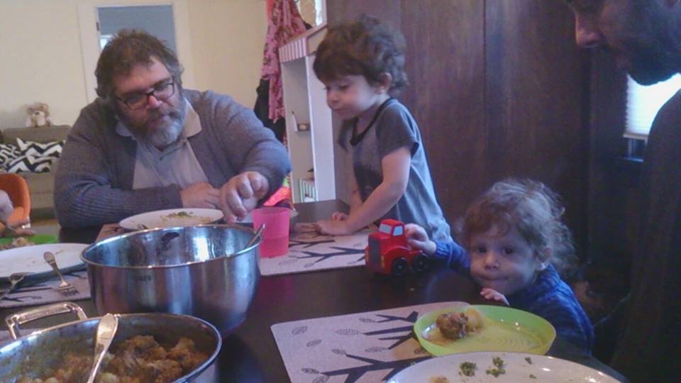 First dinner in Oakland, with the ronenuls