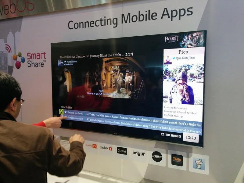 Stevie at CES, in the LG booth! (more of a…