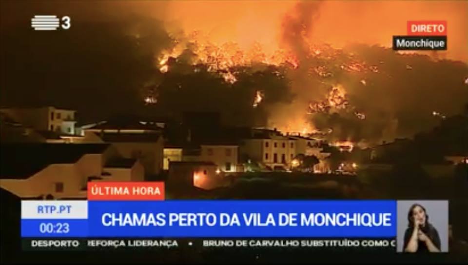 עדכון מלילה דרמטי בפורטוגל, ומעיירה יפהפיה ושלווה בשם מונשיק, שמתפללת…