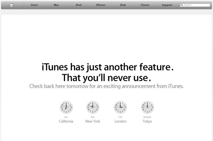 If you’ve been to apple.com today, you may appreciate that:…